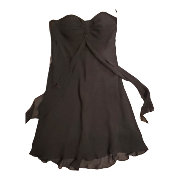 White House Black Market Cocktail Dress. Size Zero. Feels like silk over satin. - Picture 2 of 10